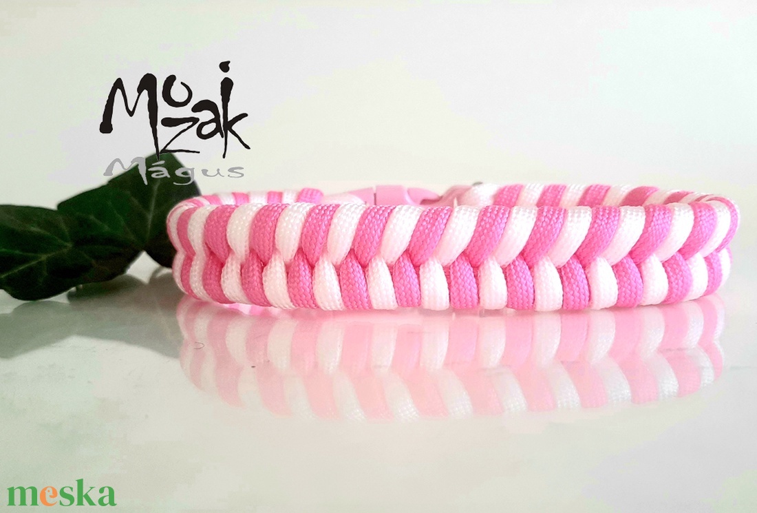 Paracord nyakörv szett karkötővel csajos - otthon & életmód - kisállatoknak - kutyáknak - kutya nyakörv - Meska.hu