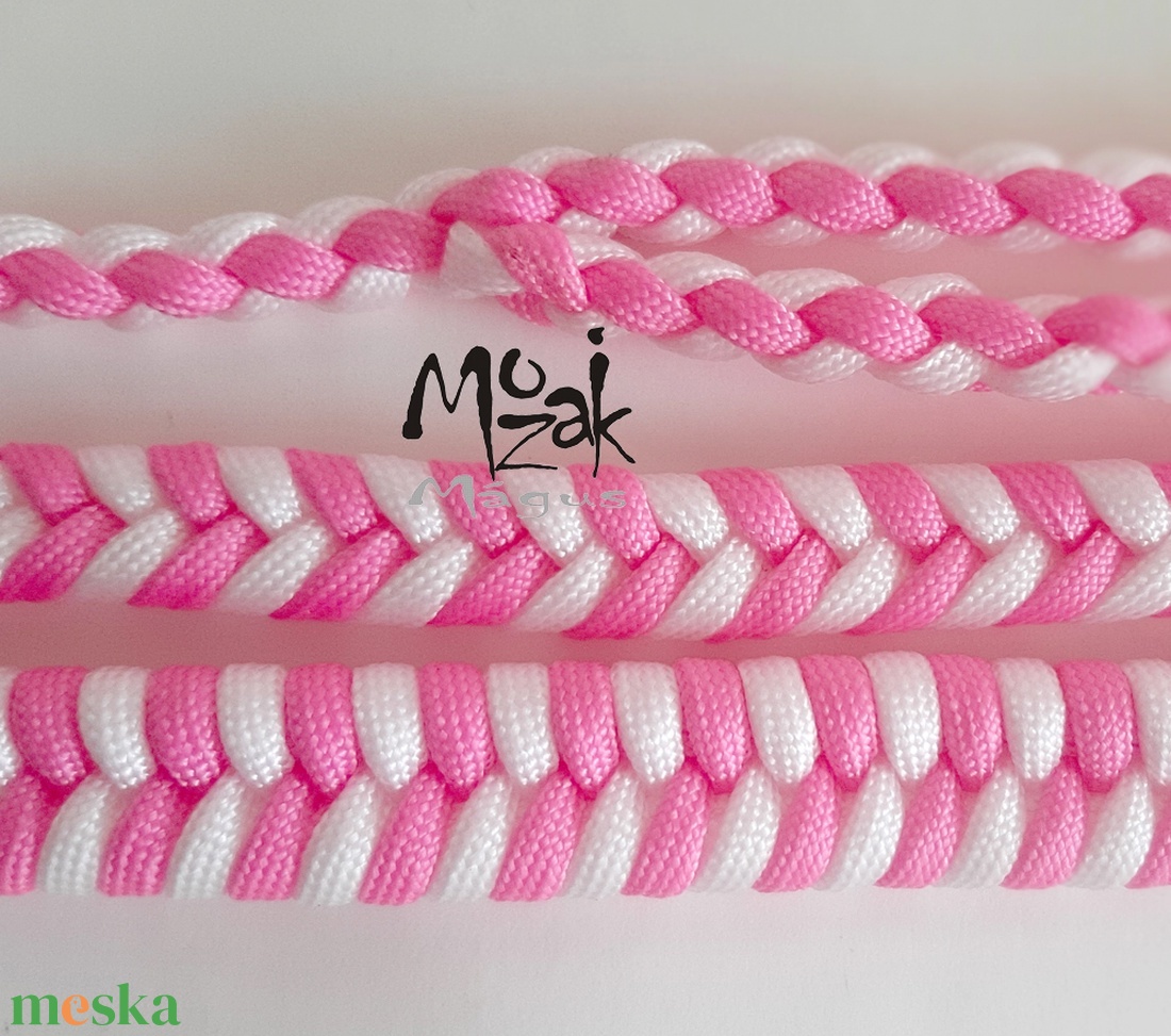 Paracord nyakörv szett karkötővel csajos - otthon & életmód - kisállatoknak - kutyáknak - kutya nyakörv - Meska.hu