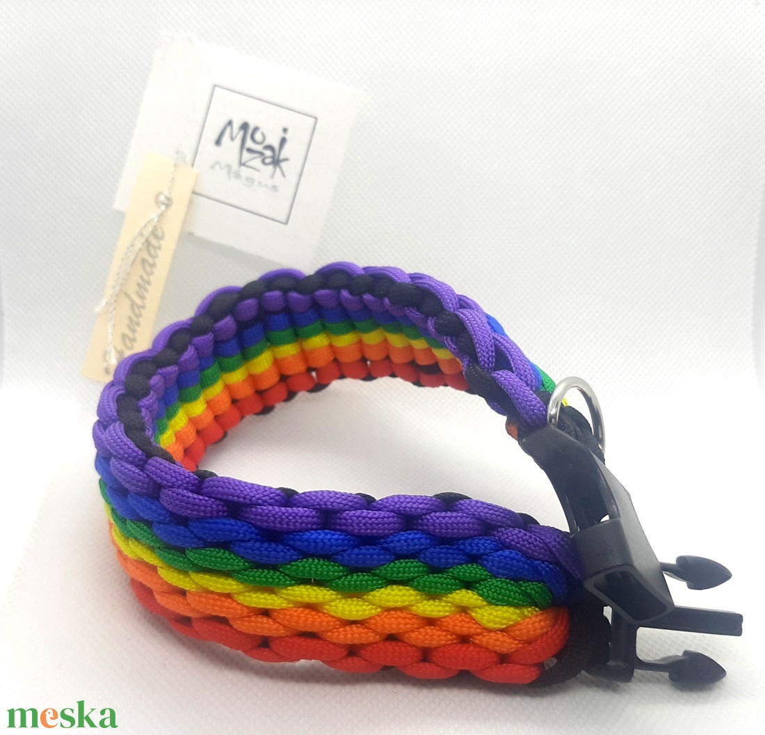 Paracord nyakörv, Rainbow a királynak! - otthon & életmód - kisállatoknak - kutyáknak - kutya nyakörv - Meska.hu Paracord nyakörv, Rainbow a királynak! - otthon & életmód - kisállatoknak - kutyáknak - kutya nyakörv - Meska.hu