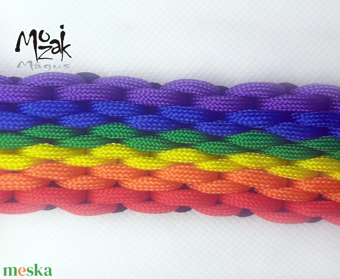 Paracord nyakörv, Rainbow a királynak! - otthon & életmód - kisállatoknak - kutyáknak - kutya nyakörv - Meska.hu Paracord nyakörv, Rainbow a királynak! - otthon & életmód - kisállatoknak - kutyáknak - kutya nyakörv - Meska.hu
