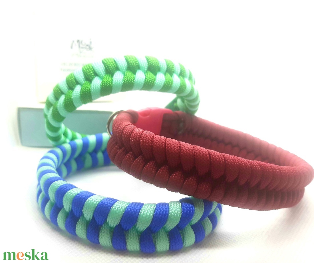 Paracord nyakörv Színes halfarok - otthon & életmód - kisállatoknak - kutyáknak - kutya nyakörv - Meska.hu Paracord nyakörv Színes halfarok - otthon & életmód - kisállatoknak - kutyáknak - kutya nyakörv - Meska.hu