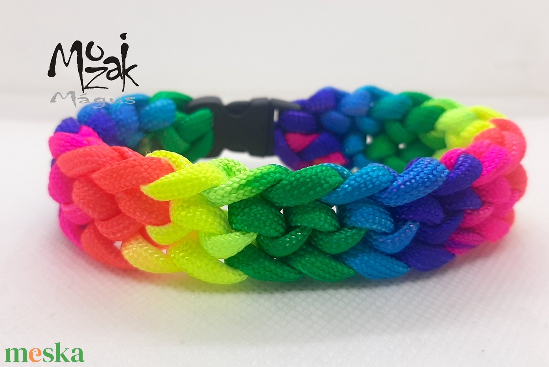 Nyárra színesben! - paracord karkötő - ékszer - karkötő - fonott karkötő - Meska.hu Nyárra színesben! - paracord karkötő - ékszer - karkötő - fonott karkötő - Meska.hu