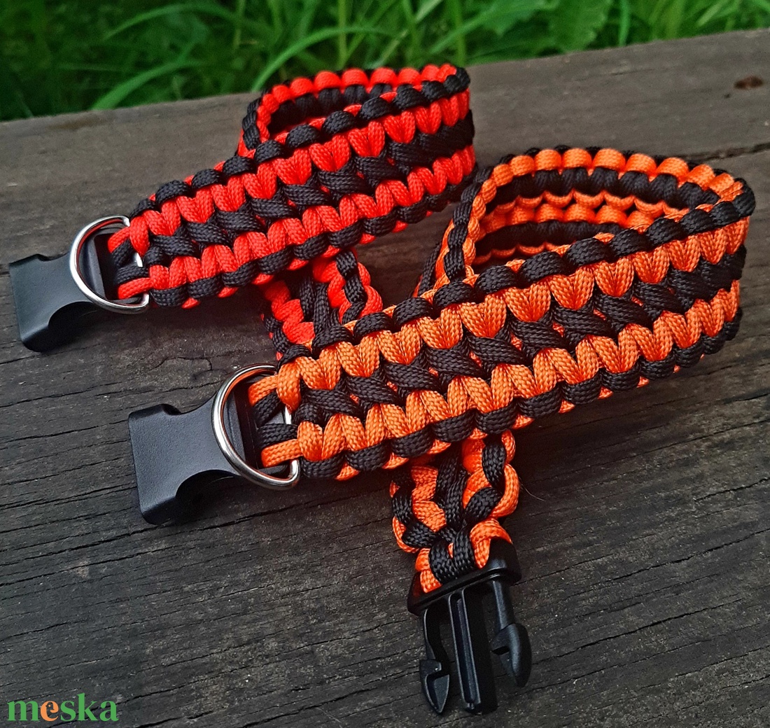 Paracord nyakörv Cakkos ! - otthon & életmód - kisállatoknak - kutyáknak - kutya nyakörv - Meska.hu