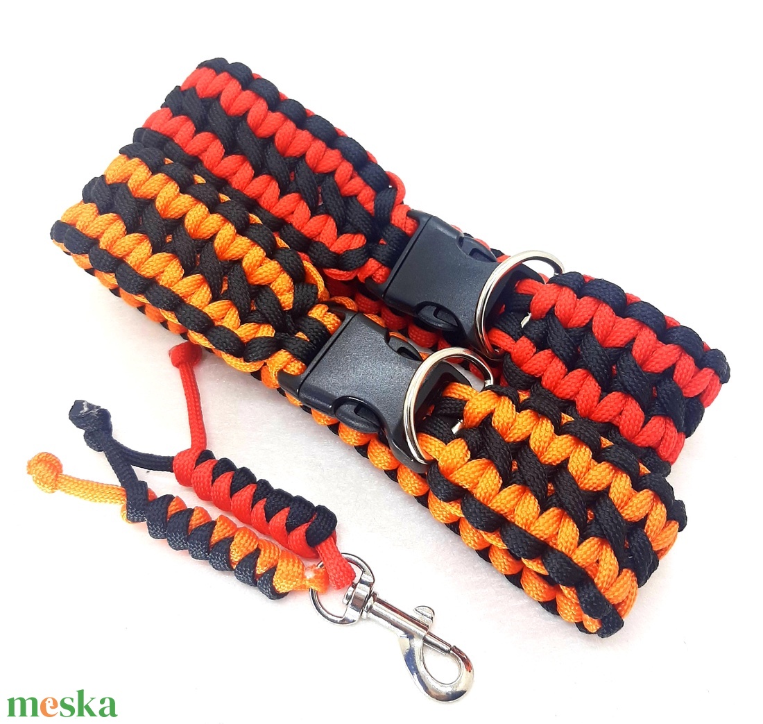 Paracord nyakörv Cakkos ! - otthon & életmód - kisállatoknak - kutyáknak - kutya nyakörv - Meska.hu