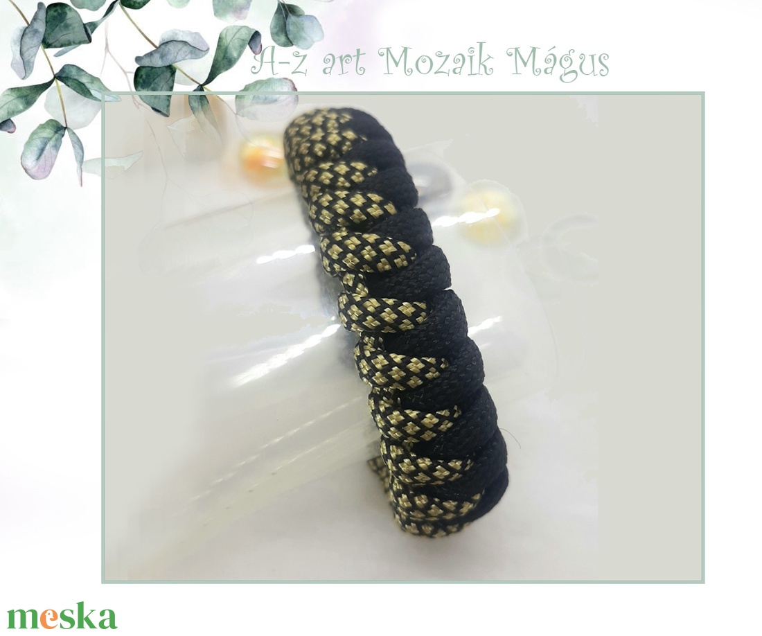 Paracord karkötő CÁPAFOG - ékszer - karkötő - fonott karkötő - Meska.hu
