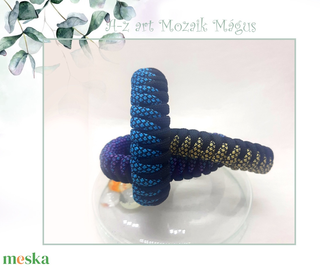 Paracord karkötő CÁPAFOG - ékszer - karkötő - fonott karkötő - Meska.hu