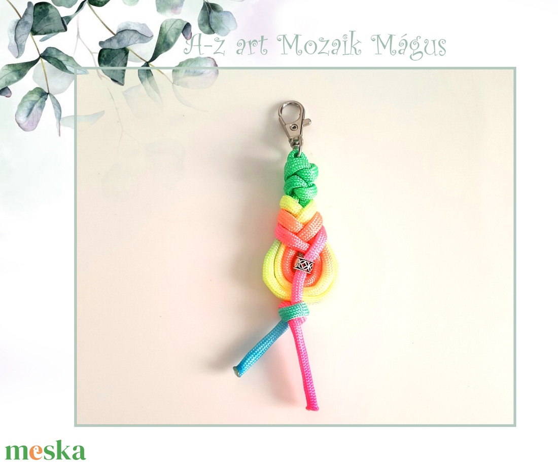 Paracord kulcstartó Csigás-szivárvány - otthon & életmód - dekoráció - fali és függő dekoráció - fali kulcstartó - Meska.hu Paracord kulcstartó Csigás-szivárvány - otthon & életmód - dekoráció - fali és függő dekoráció - fali kulcstartó - Meska.hu