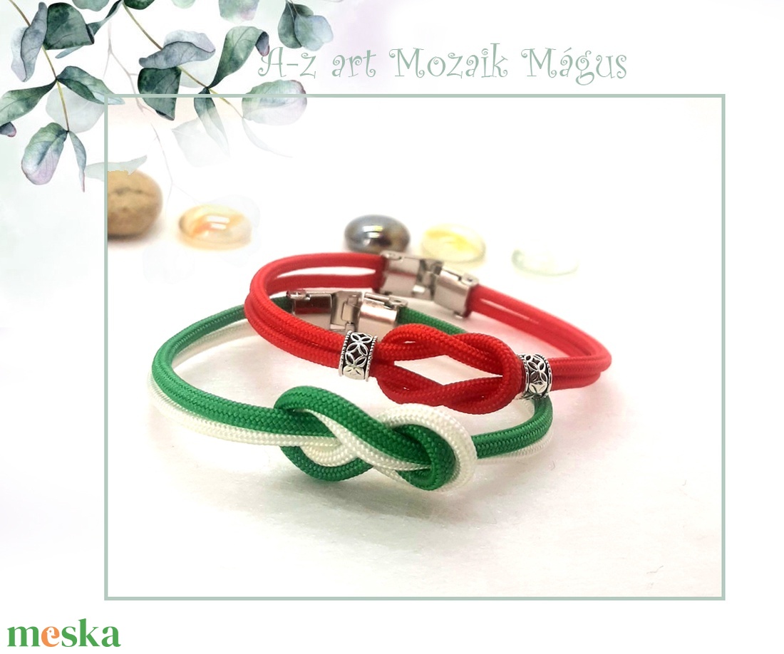 Zöld-fehér paracord karkötő - ékszer - karkötő - fonott karkötő - Meska.hu Zöld-fehér paracord karkötő - ékszer - karkötő - fonott karkötő - Meska.hu