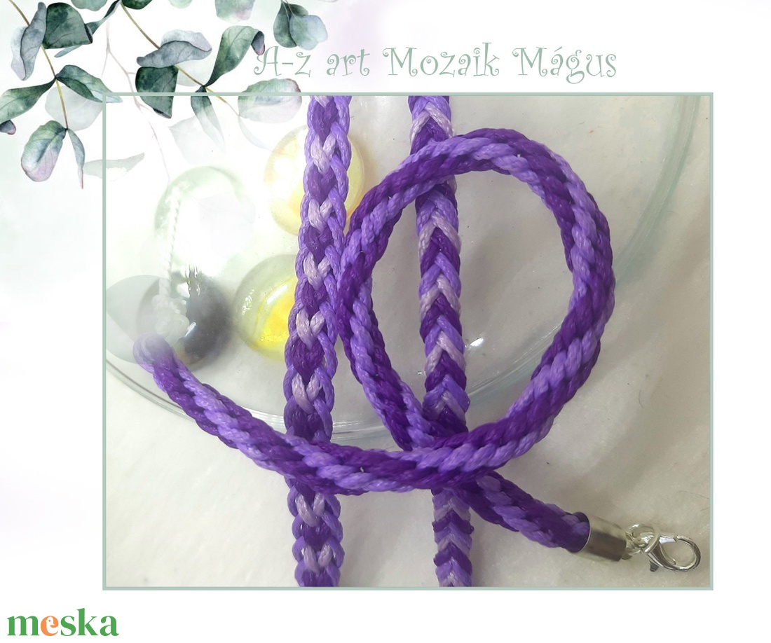Lilák microcord karkötő - ékszer - karkötő - fonott karkötő - Meska.hu Lilák microcord karkötő - ékszer - karkötő - fonott karkötő - Meska.hu