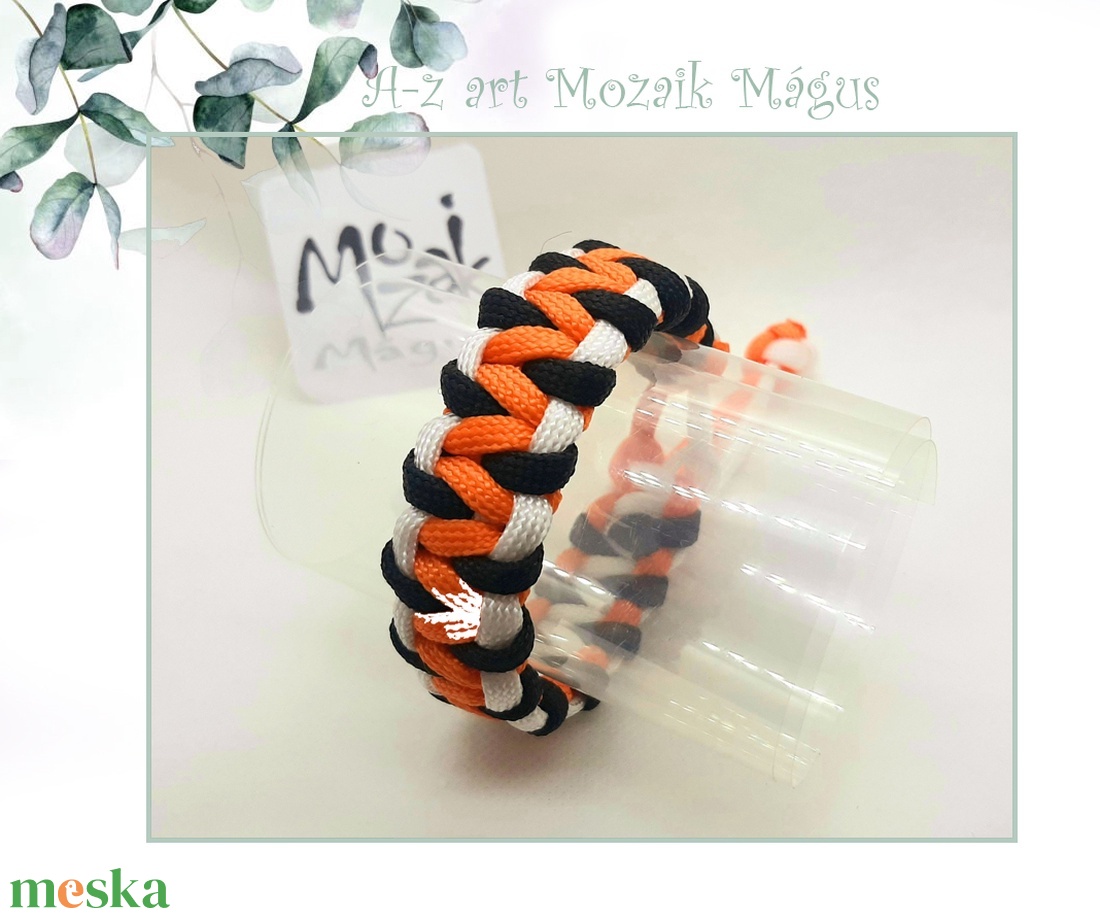 TIGRIS tigris!! tigris!!! Paracord karkötő  - ékszer - ékszerszett - Meska.hu