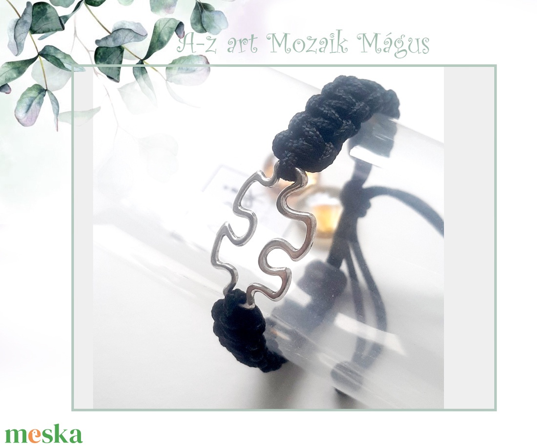 Paracord karkötő Puzzle - ékszer - karkötő - fonott karkötő - Meska.hu