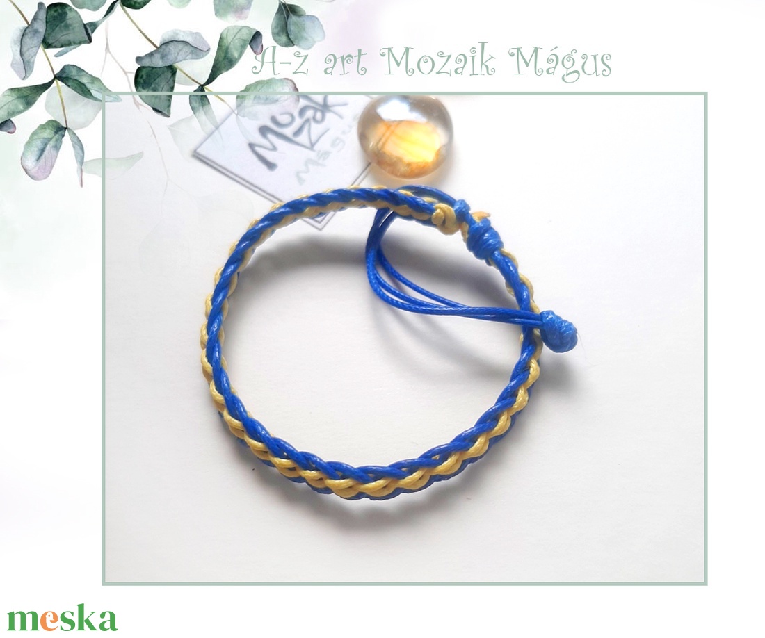 Kicsi páros  - ékszer - karkötő - fonott karkötő - Meska.hu