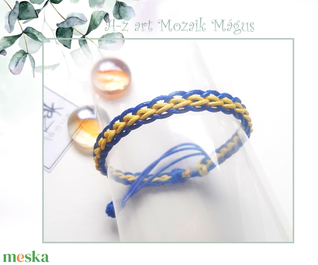 Kicsi páros  - ékszer - karkötő - fonott karkötő - Meska.hu