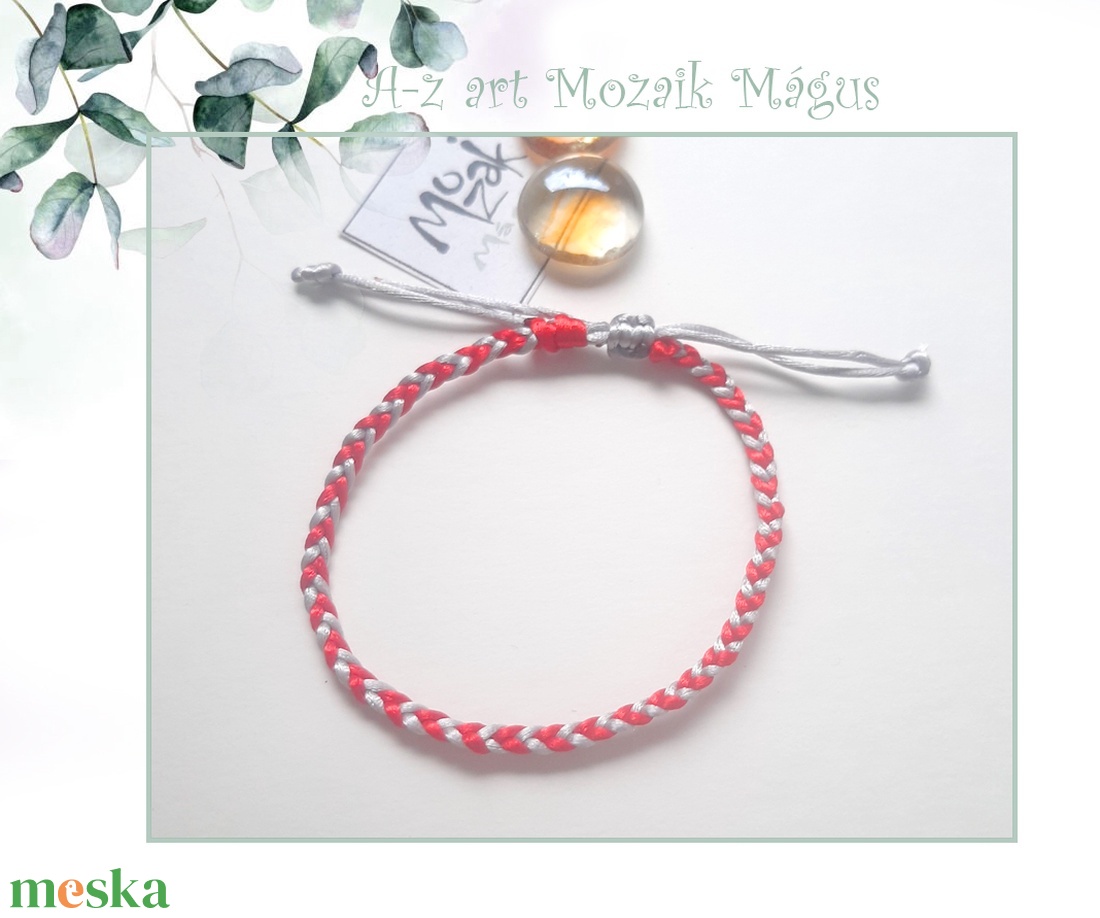 Kicsi páros  - ékszer - karkötő - fonott karkötő - Meska.hu