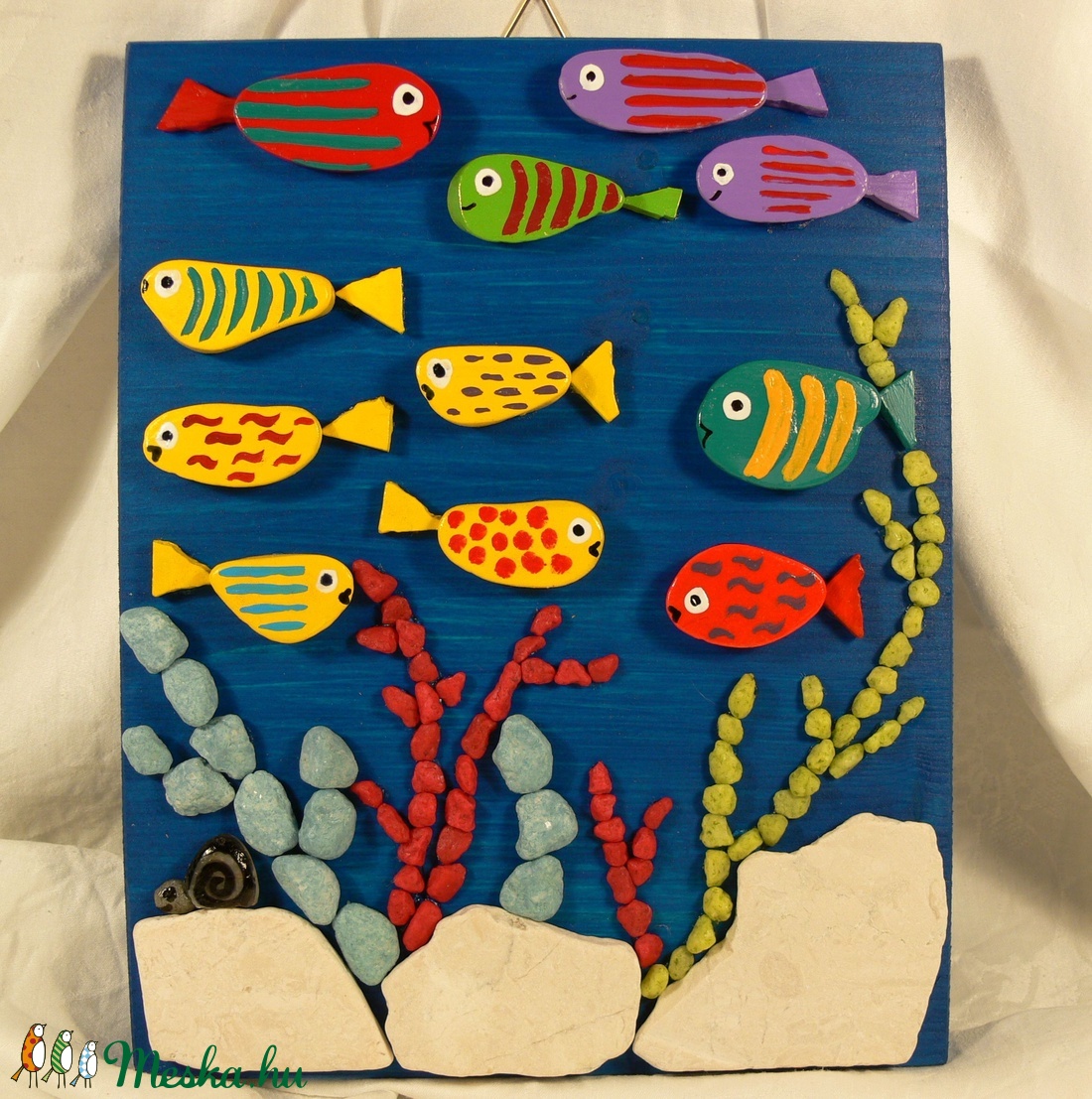 Akvárium nagy - kavicskép -  - Meska.hu