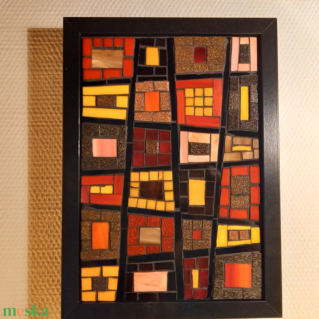 Absztrakt - üvegmozaik falikép világítással - otthon & életmód - dekoráció - kép & falikép - mozaik kép - Meska.hu Absztrakt - üvegmozaik falikép világítással - otthon & életmód - dekoráció - kép & falikép - mozaik kép - Meska.hu