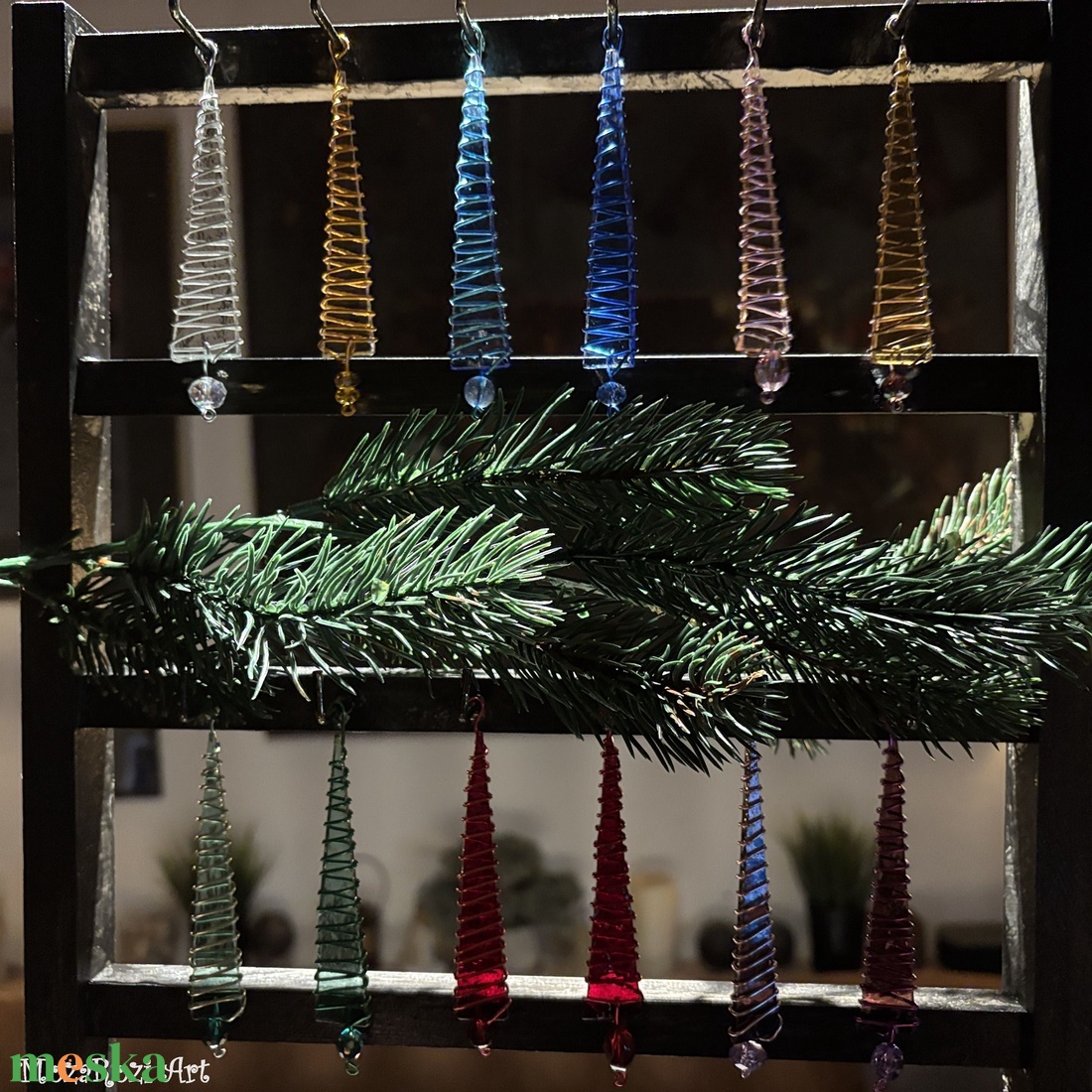 Karácsonyfadísz üveg 3 db-os - karácsony - karácsonyi lakásdekoráció - karácsonyfadíszek - Meska.hu