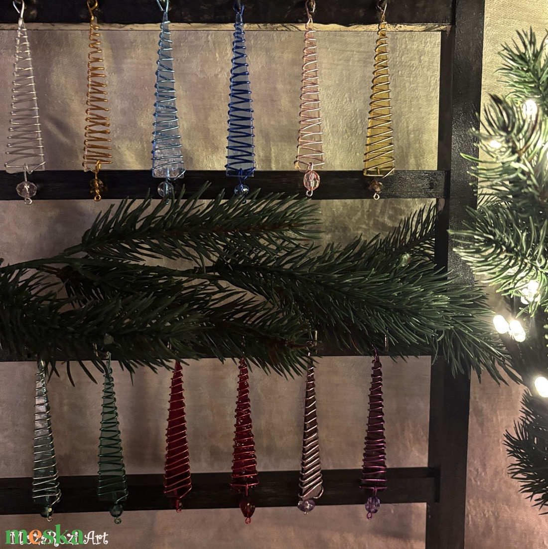 Karácsonyfadísz üveg 3 db-os - karácsony - karácsonyi lakásdekoráció - karácsonyfadíszek - Meska.hu