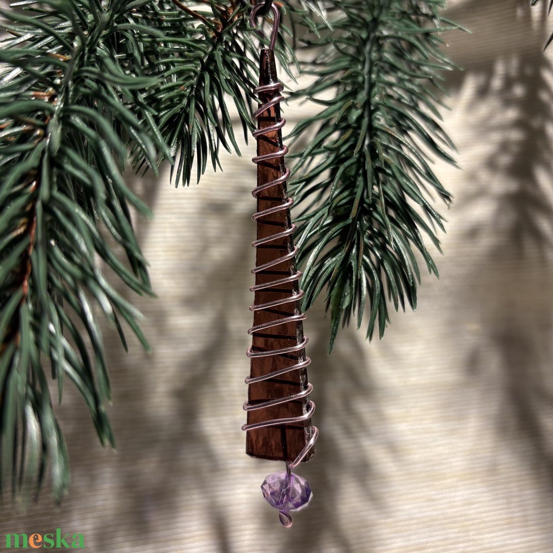 Karácsonyfadísz üveg 3 db-os - karácsony - karácsonyi lakásdekoráció - karácsonyfadíszek - Meska.hu