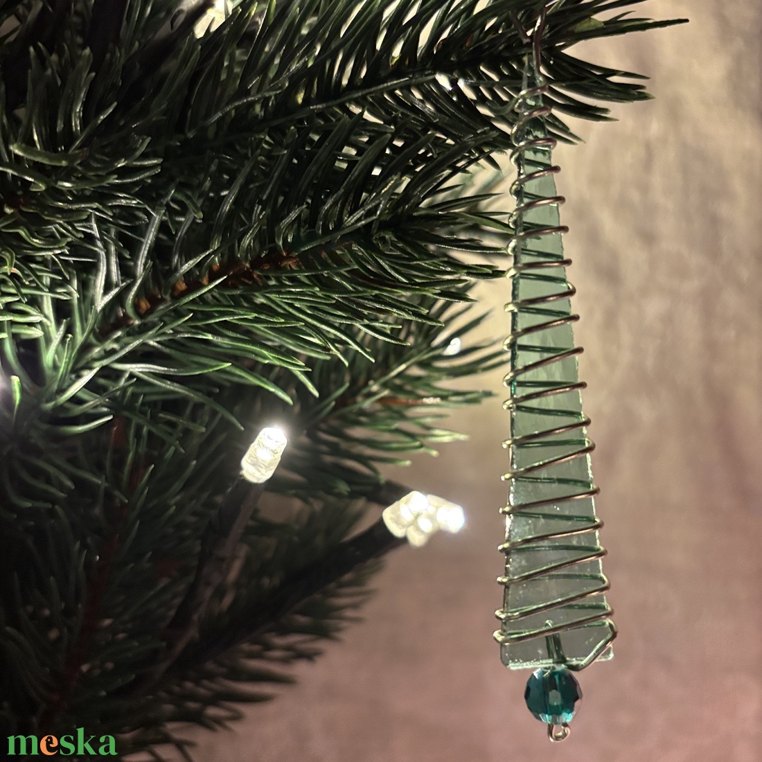 Karácsonyfadísz üveg 3 db-os - karácsony - karácsonyi lakásdekoráció - karácsonyfadíszek - Meska.hu