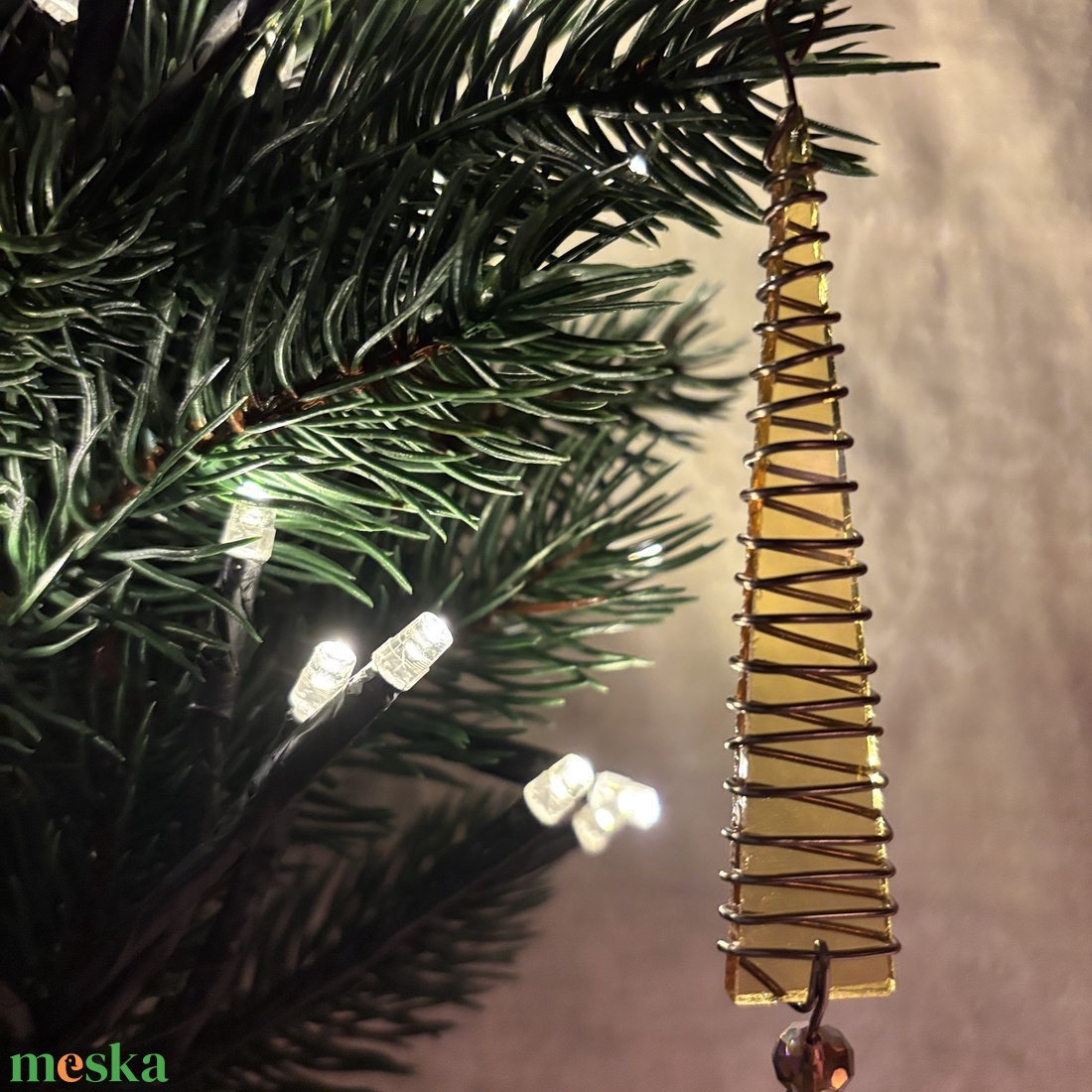 Karácsonyfadísz üveg 3 db-os - karácsony - karácsonyi lakásdekoráció - karácsonyfadíszek - Meska.hu