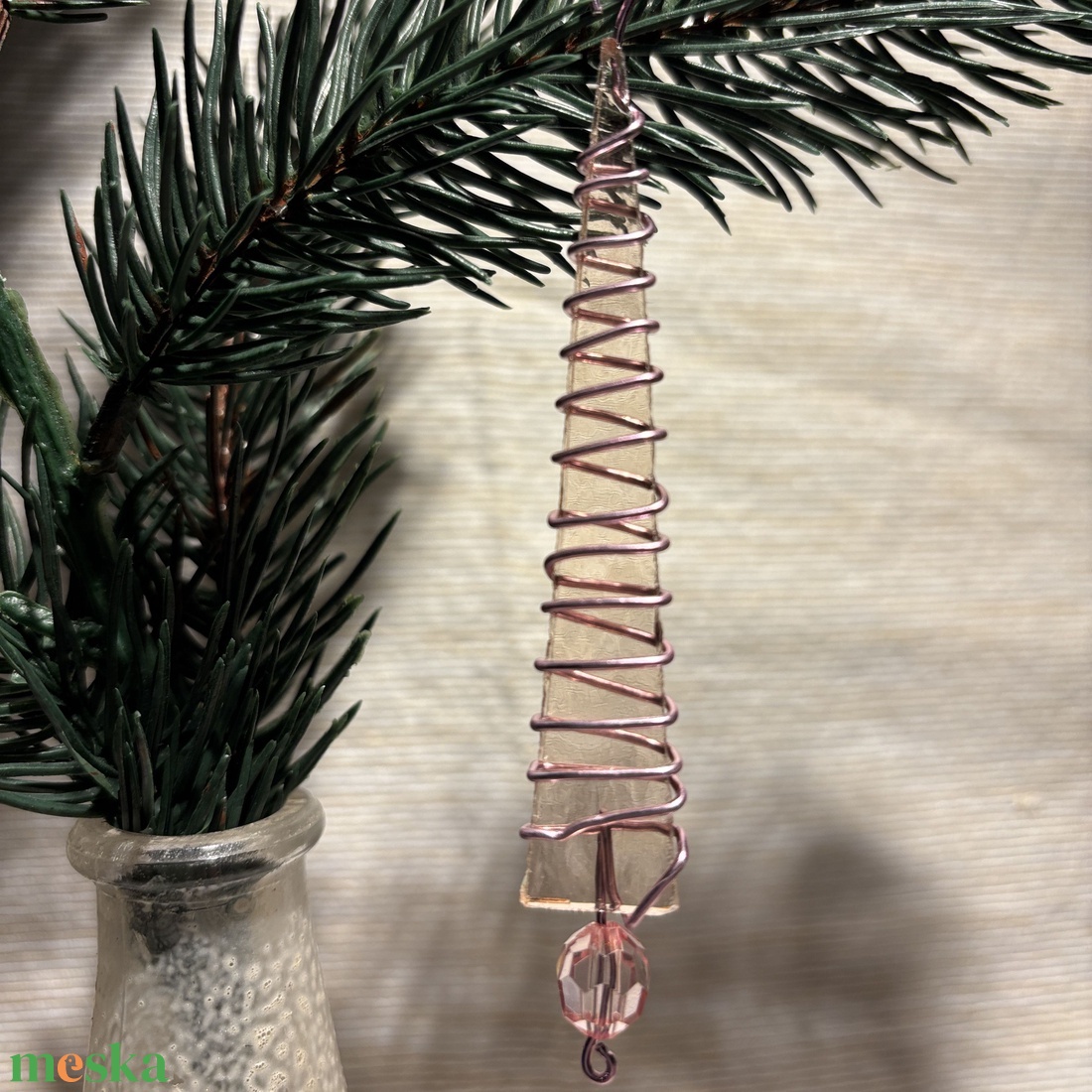 Karácsonyfadísz üveg 3 db-os - karácsony - karácsonyi lakásdekoráció - karácsonyfadíszek - Meska.hu