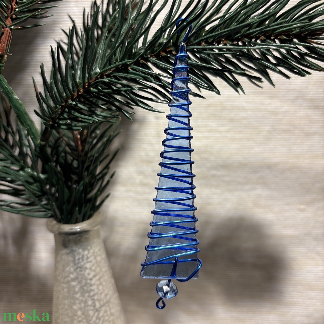 Karácsonyfadísz üveg 3 db-os - karácsony - karácsonyi lakásdekoráció - karácsonyfadíszek - Meska.hu