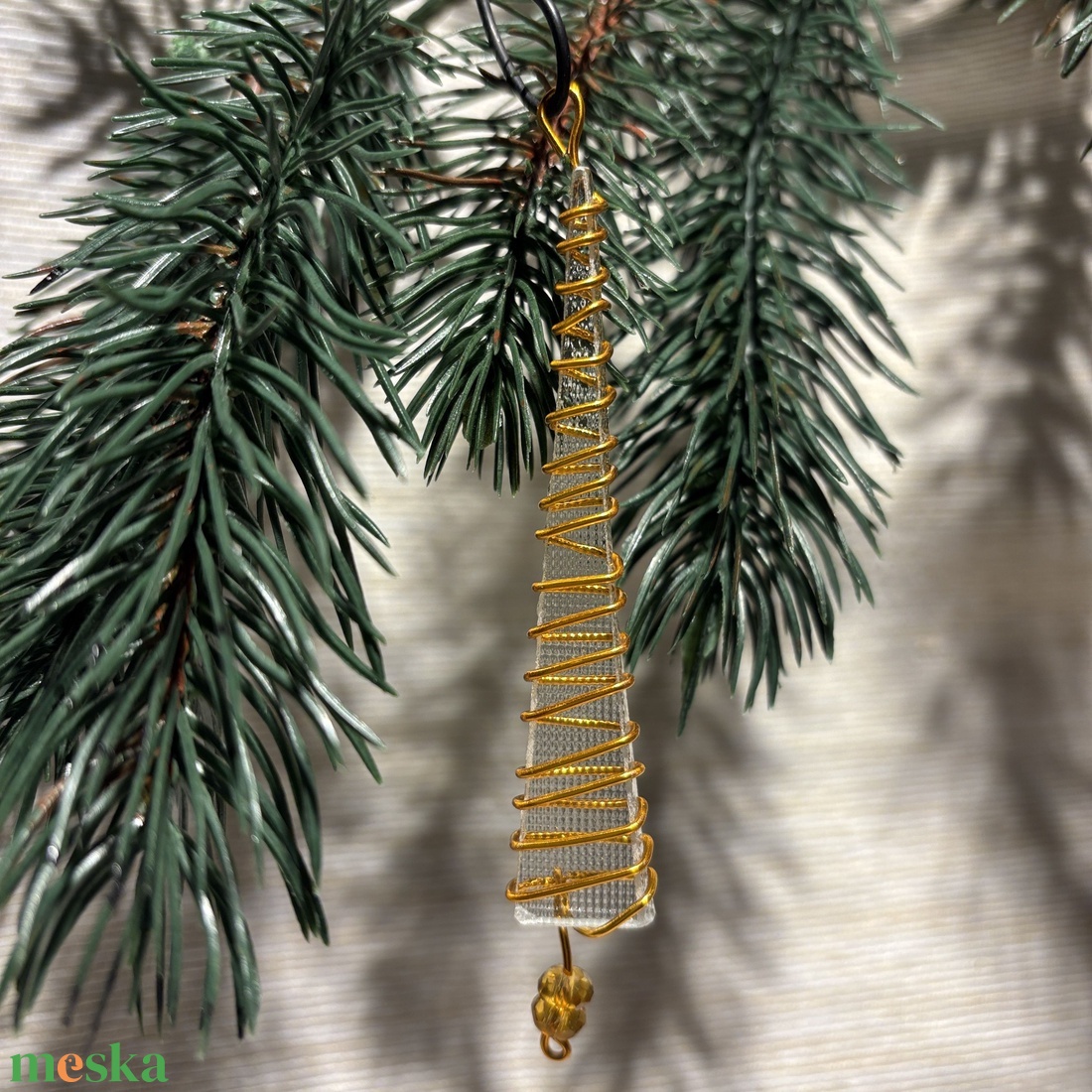 Karácsonyfadísz üveg 3 db-os - karácsony - karácsonyi lakásdekoráció - karácsonyfadíszek - Meska.hu