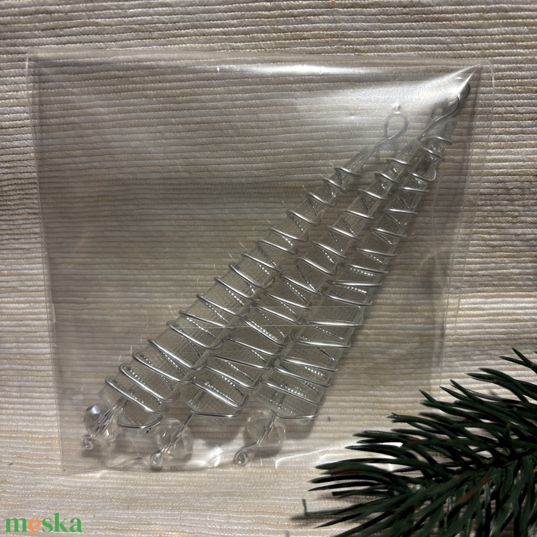 Karácsonyfadísz üveg 3 db-os - karácsony - karácsonyi lakásdekoráció - karácsonyfadíszek - Meska.hu