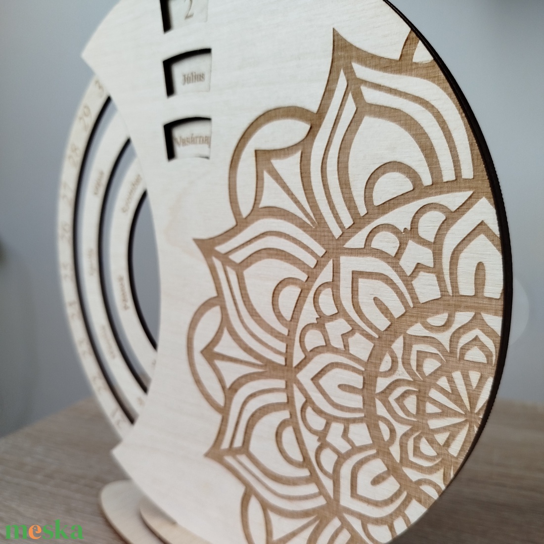 Mandala öröknaptár - otthon & életmód - dekoráció - fali és függő dekoráció - falinaptár & öröknaptár - Meska.hu