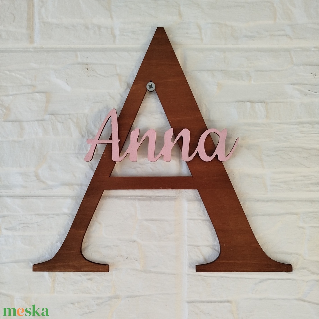 Kezdőbetűs gyerekszoba dísz - otthon & életmód - babaszoba, gyerekszoba - gyerek névtábla - Meska.hu