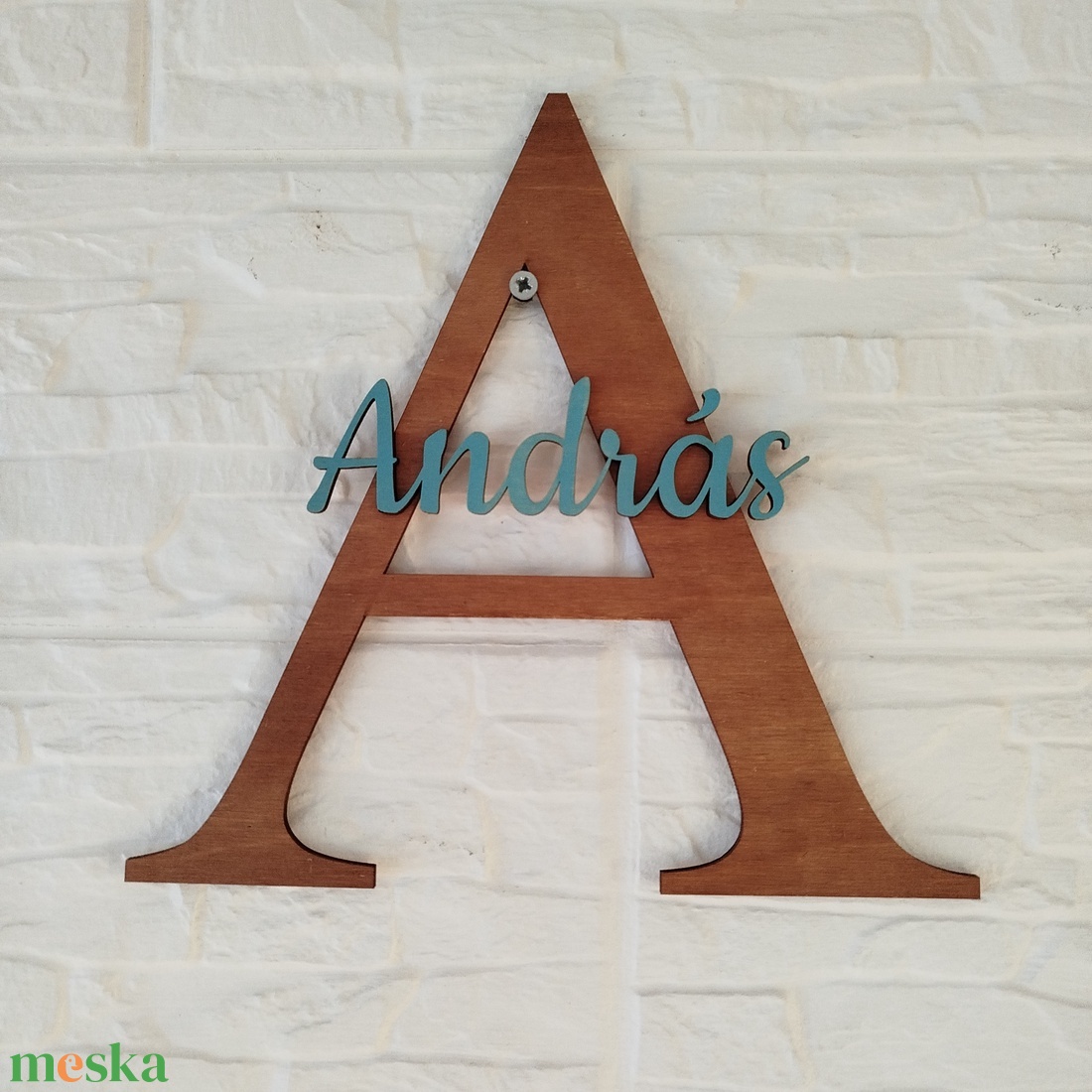 Kezdőbetűs gyerekszoba dísz - otthon & életmód - babaszoba, gyerekszoba - gyerek névtábla - Meska.hu