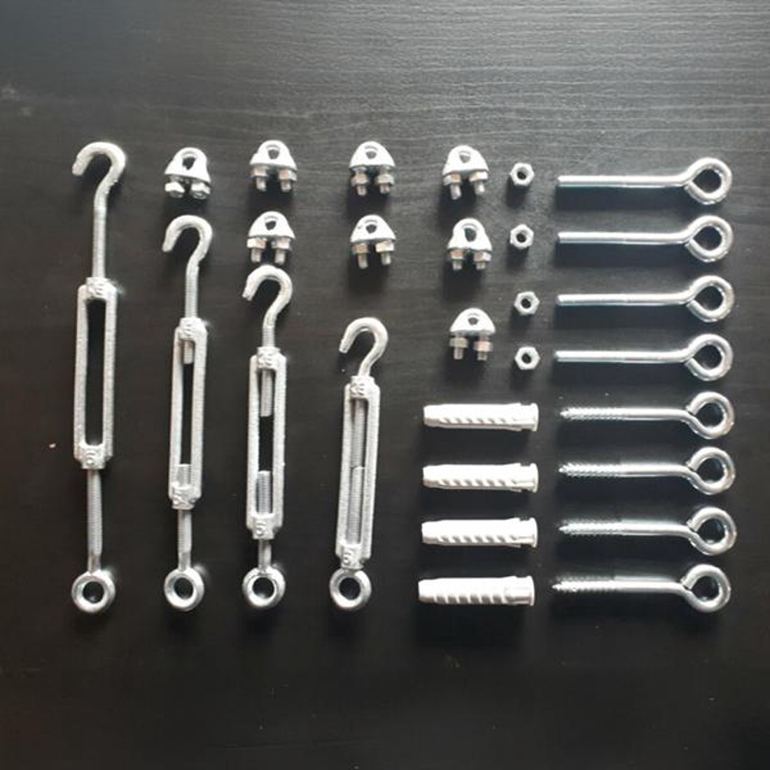 Profi Napvitorla Kit Szerelési Egységcsomag Négyszögletű Napvitorlákhoz -  - Meska.hu