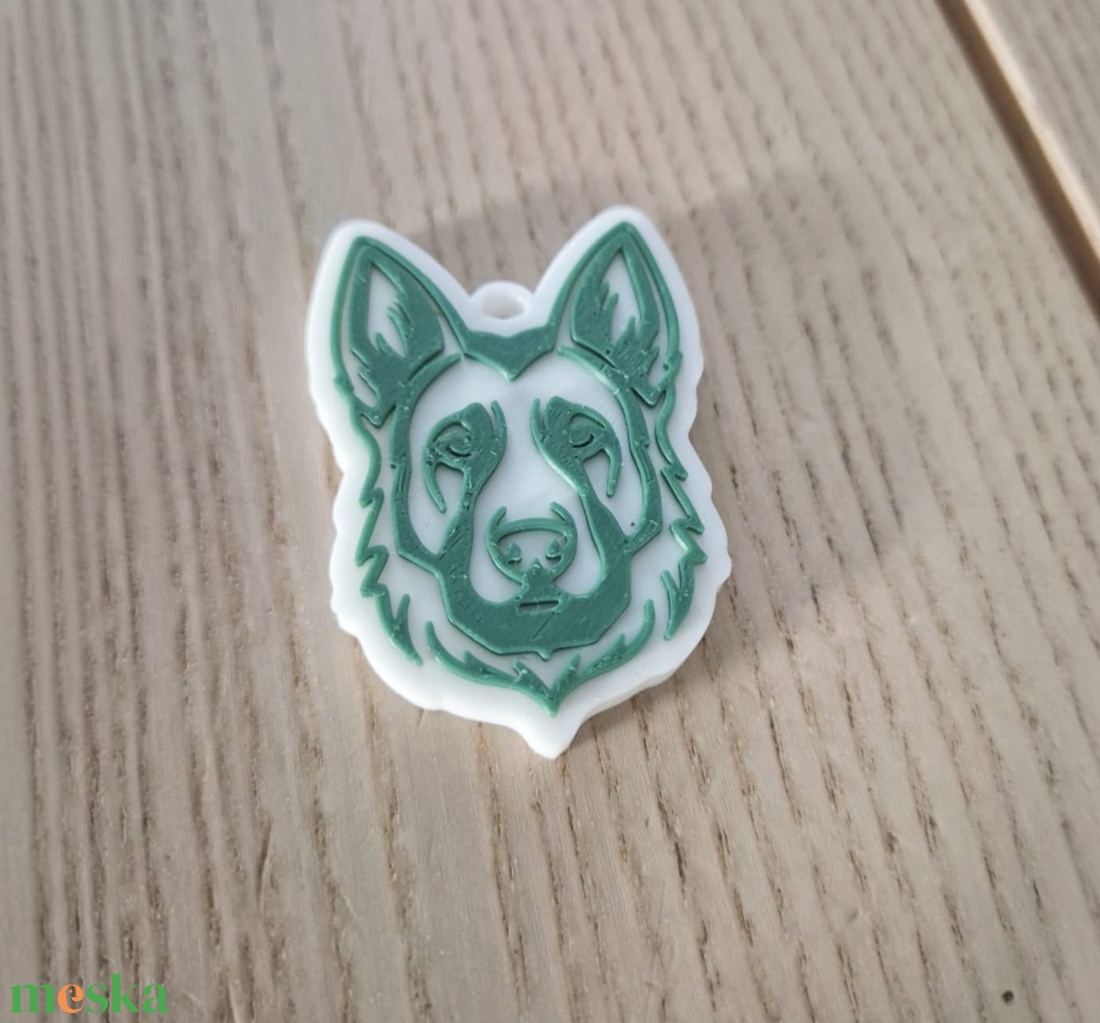 Egyedi 3D Nyomtatott Kutyás Kulcstartó / Táskadísz - táska & tok - kulcstartó & táskadísz - kulcstartó - Meska.hu