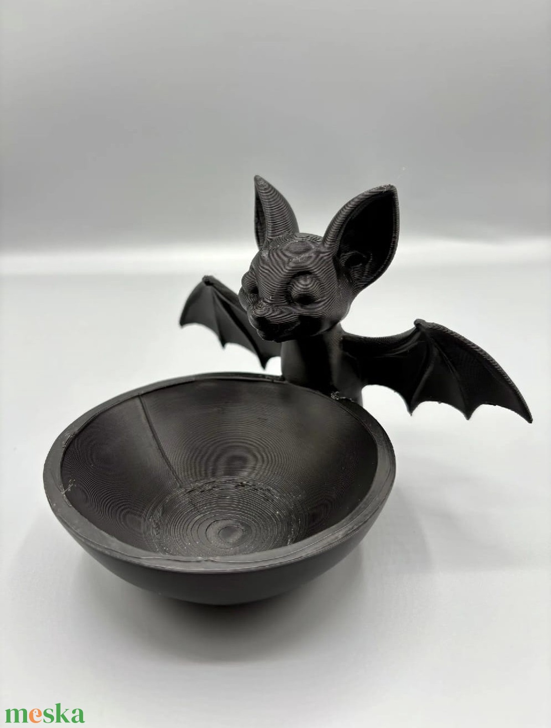 Halloweeni édességtartó tál - otthon & életmód - dekoráció - halloween - halloweeni cukorkagyűjtők és cukorkatartók - Meska.hu