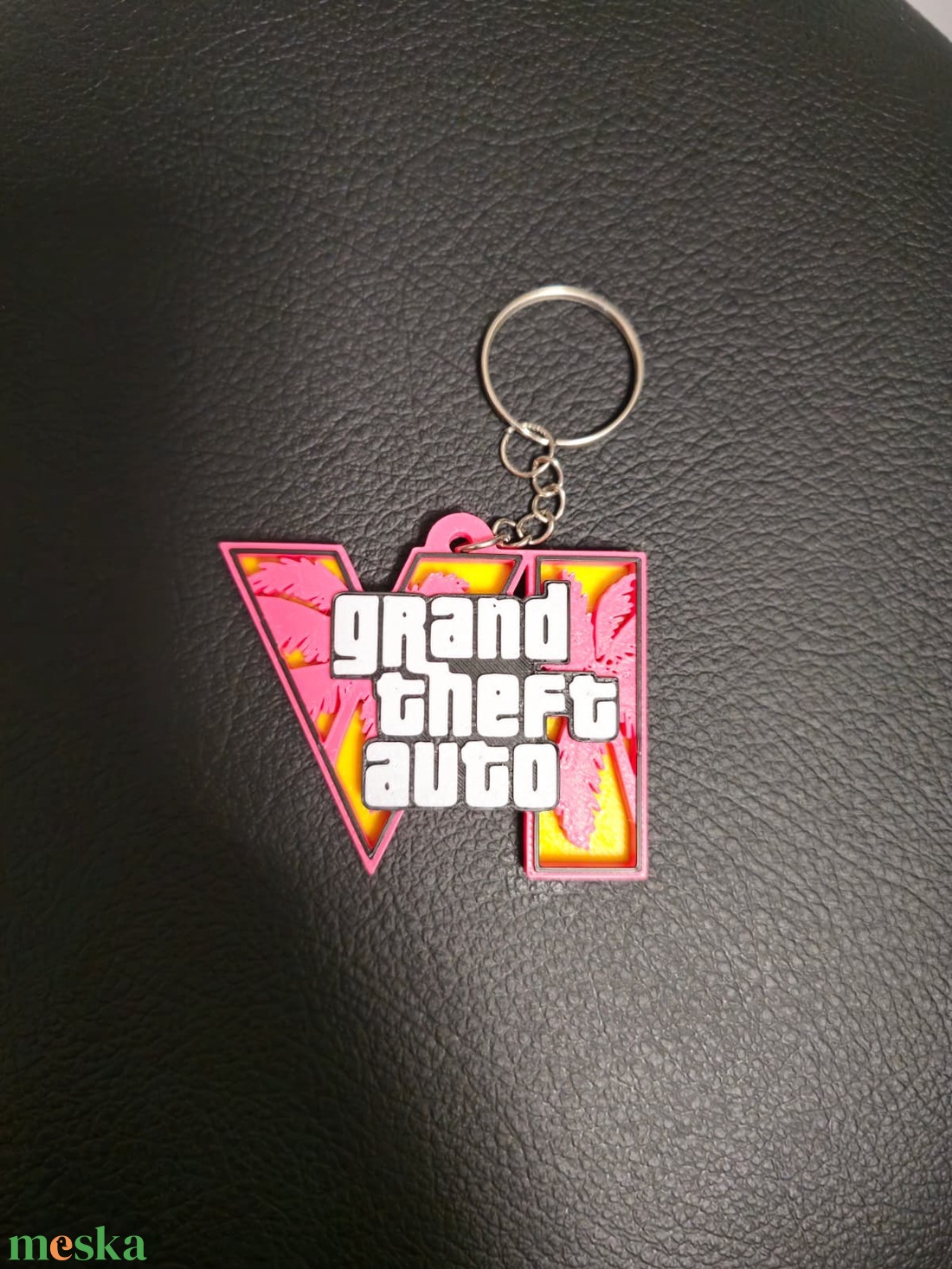 GTA6 kulcstartó - táska & tok - kulcstartó & táskadísz - kulcstartó - Meska.hu