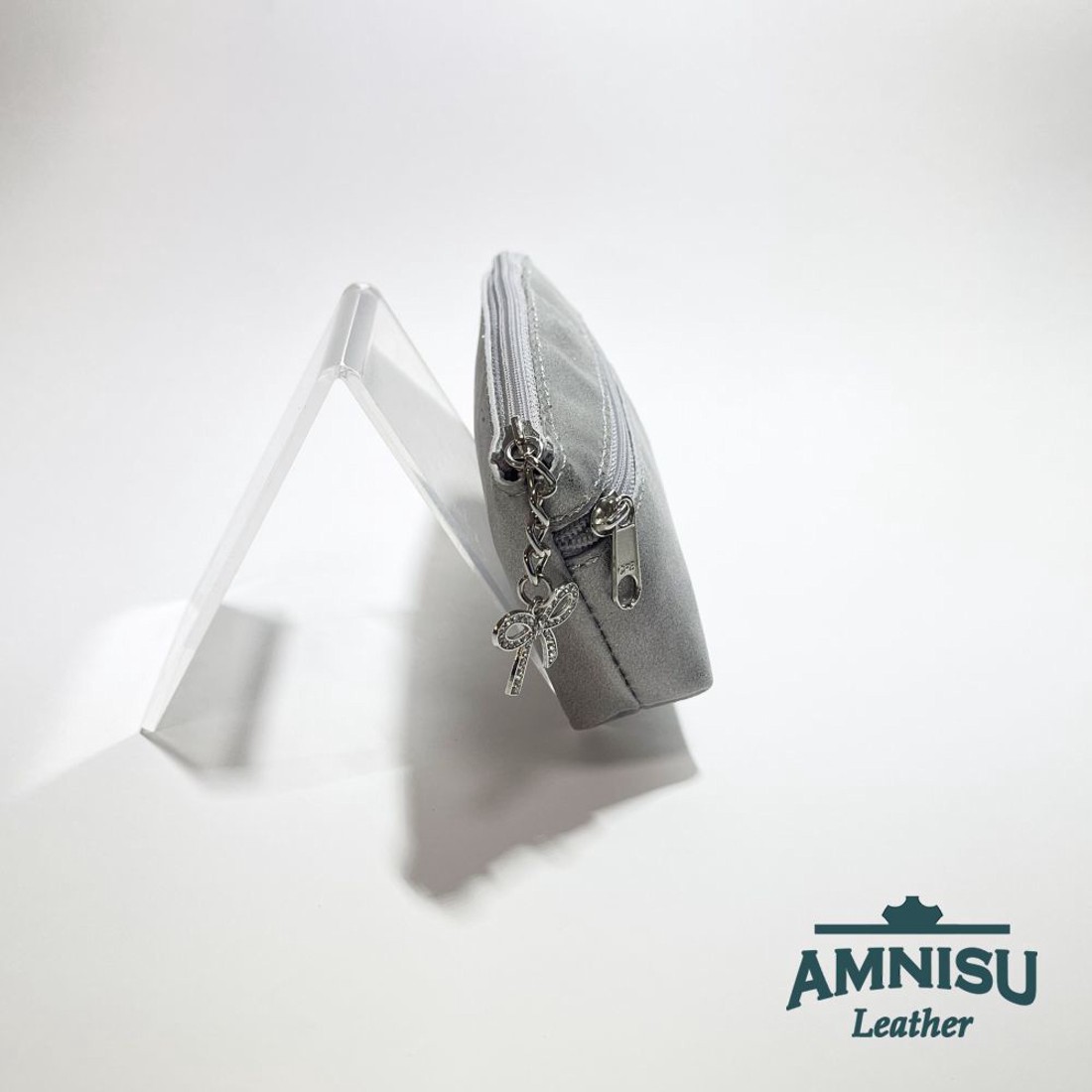 Ezüst kettő cipzáras kulcstartó B1004 - táska & tok - kulcstartó & táskadísz - kulcstartó - Meska.hu