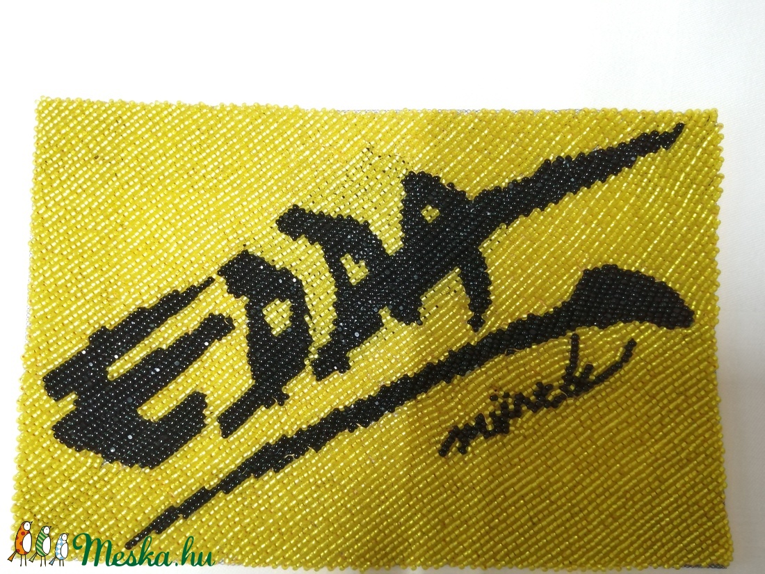 Edda logó gyöngyből - művészet - más művészeti ág - Meska.hu