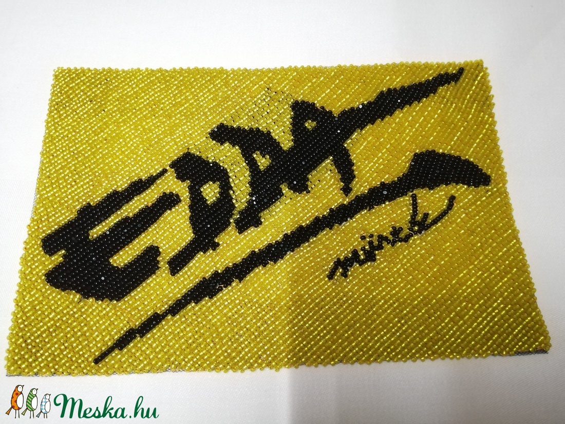 Edda logó gyöngyből - művészet - más művészeti ág - Meska.hu