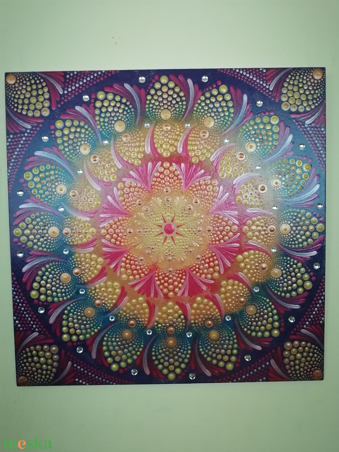 Mandala  - otthon & életmód - dekoráció - ajtó- és ablak dekoráció - ablakdísz - Meska.hu