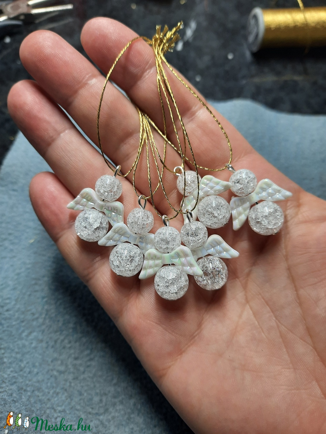 Roppantott Hegyikristály ásvány angyalok, karácsonyi dísz 6db-os csomag  - karácsony - karácsonyi lakásdekoráció - karácsonyfadíszek - Meska.hu Roppantott Hegyikristály ásvány angyalok, karácsonyi dísz 6db-os csomag  - karácsony - karácsonyi lakásdekoráció - karácsonyfadíszek - Meska.hu