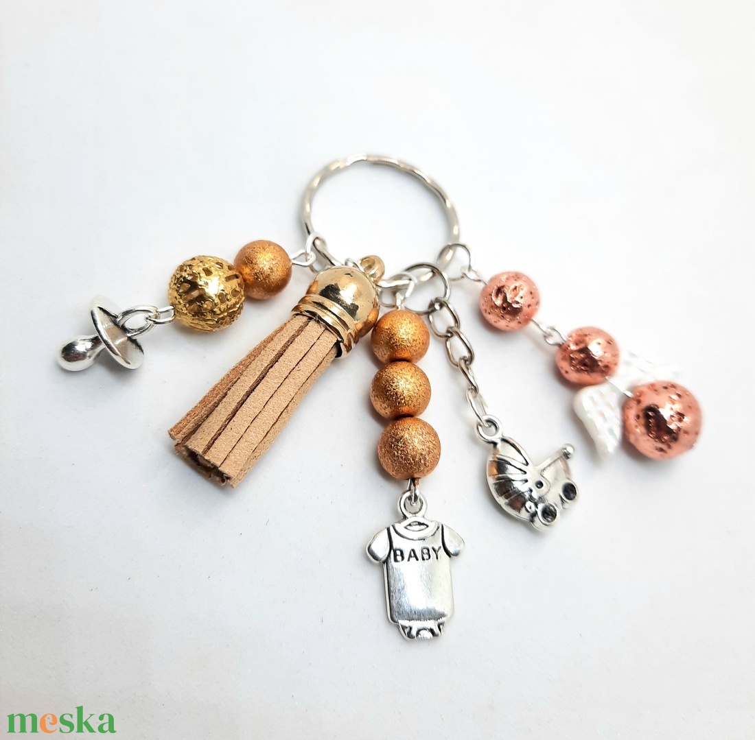 Arany, kék vagy lila babaváró kulcstartó ásványokkal  - táska & tok - kulcstartó & táskadísz - kulcstartó - Meska.hu Arany, kék vagy lila babaváró kulcstartó ásványokkal  - táska & tok - kulcstartó & táskadísz - kulcstartó - Meska.hu