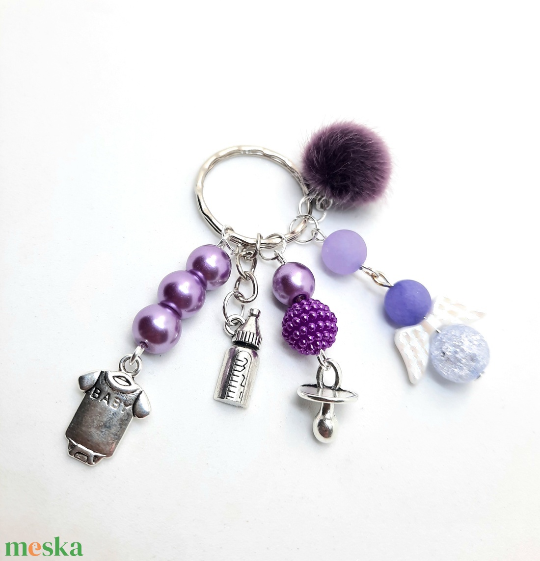 Arany, kék vagy lila babaváró kulcstartó ásványokkal  - táska & tok - kulcstartó & táskadísz - kulcstartó - Meska.hu Arany, kék vagy lila babaváró kulcstartó ásványokkal  - táska & tok - kulcstartó & táskadísz - kulcstartó - Meska.hu