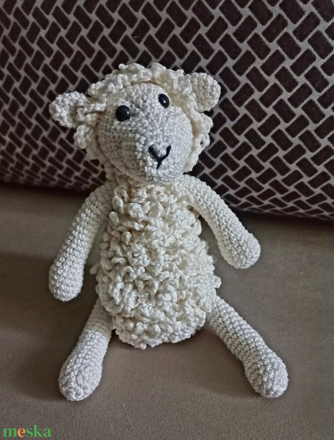 Simon bárány - játék & sport - plüssállat & játékfigura - plüss bárány - Meska.hu