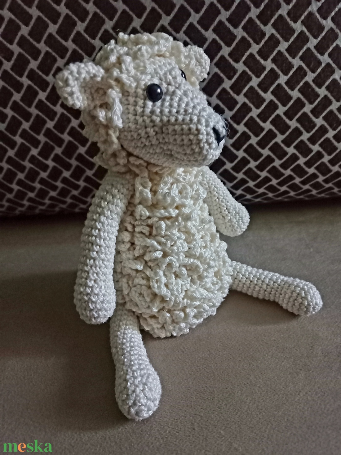 Simon bárány - játék & sport - plüssállat & játékfigura - plüss bárány - Meska.hu