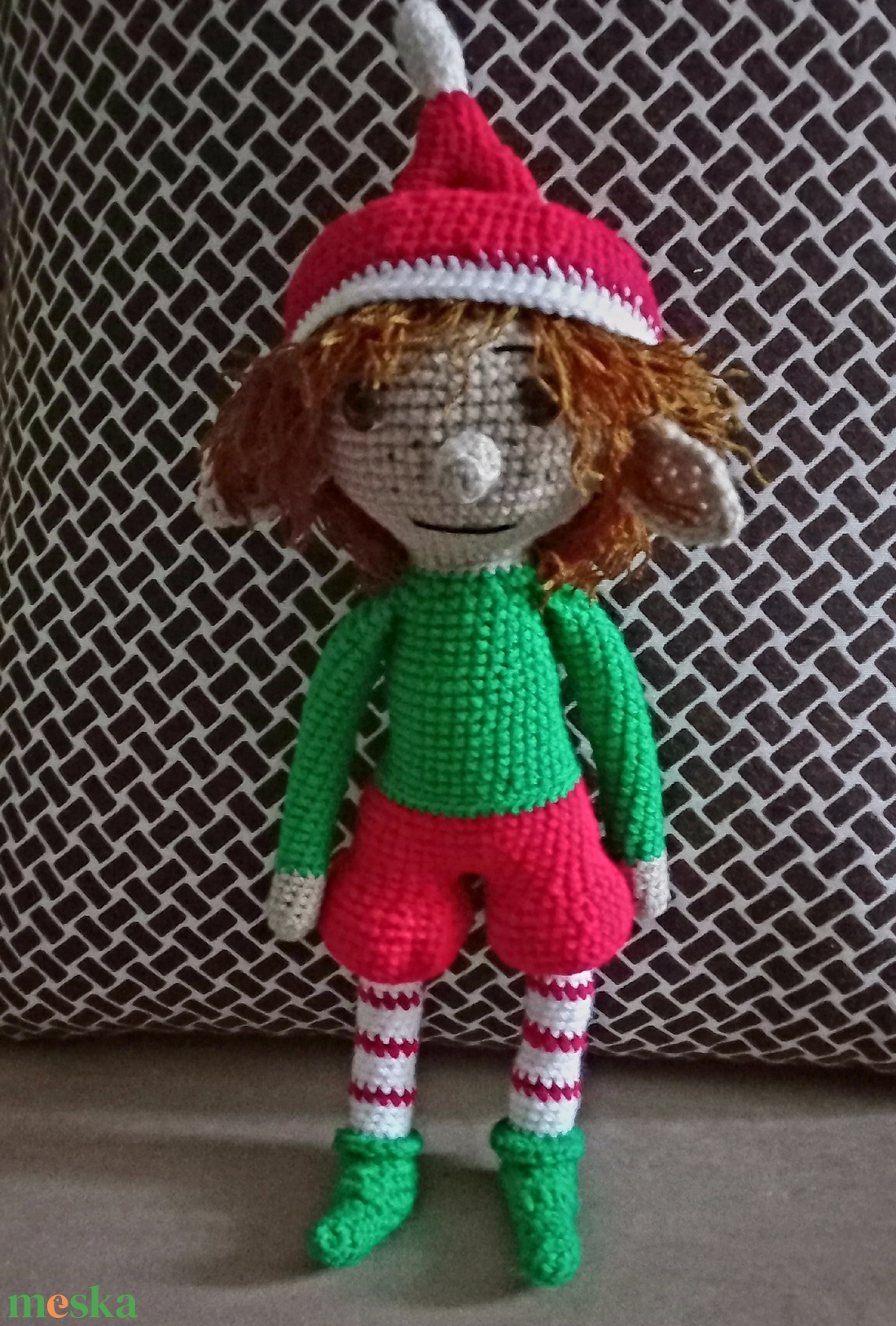 Karácsonyi Manó - karácsony - karácsonyi lakásdekoráció - karácsonyi manók, figurák - Meska.hu