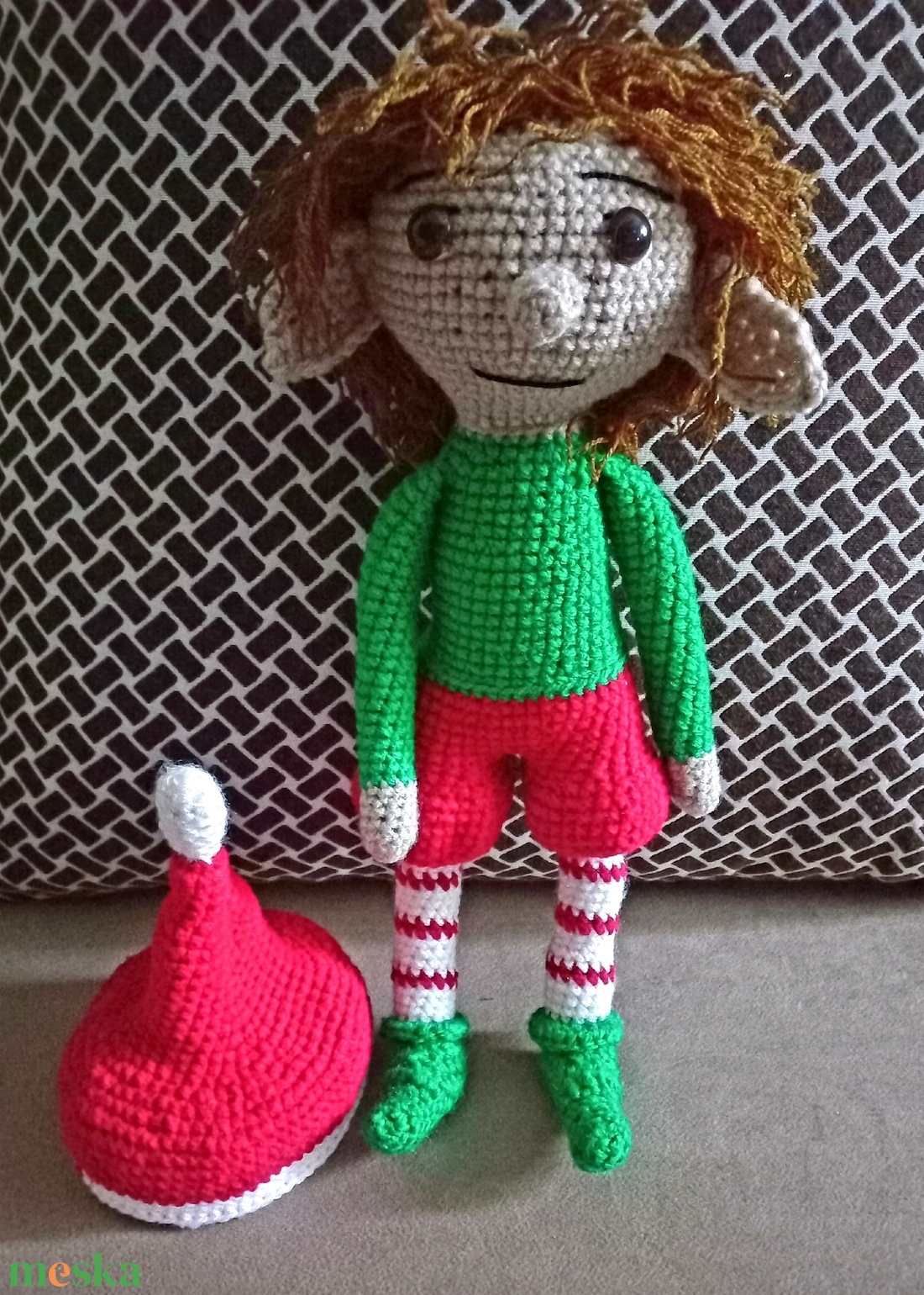 Karácsonyi Manó - karácsony - karácsonyi lakásdekoráció - karácsonyi manók, figurák - Meska.hu