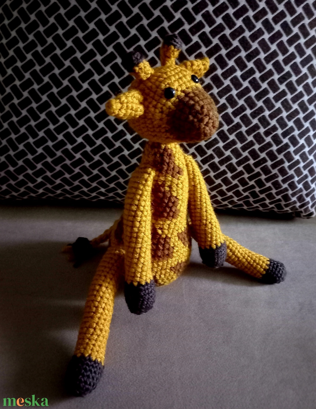 Katrin zsiráf - játék & sport - plüssállat & játékfigura - zsiráf - Meska.hu