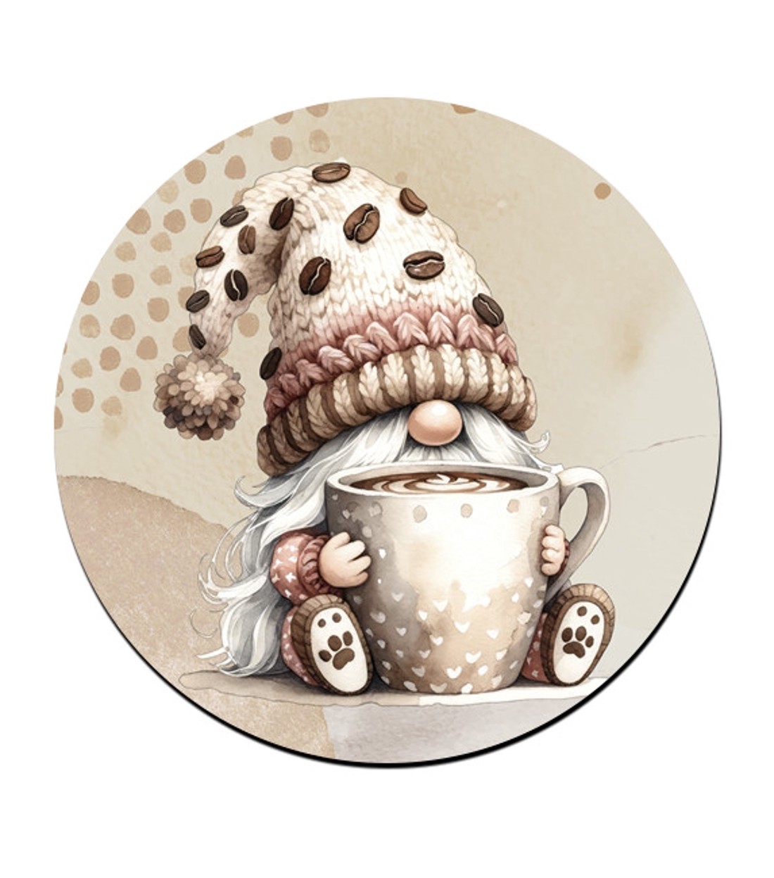 3 db cuki kávés manók alátét szett (#05) -  - Meska.hu