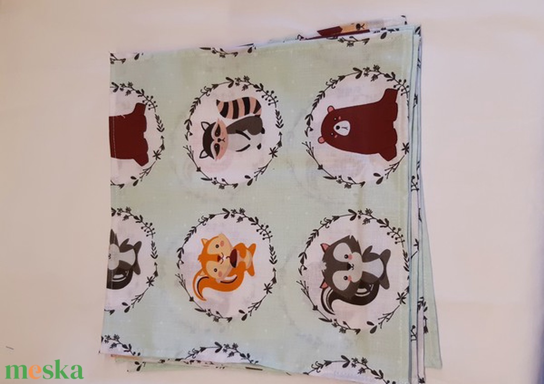 NOWASTE! Textil szalvéta  4 db - otthon & életmód - konyhafelszerelés, tálalás - konyhai textil - szalvéta - Meska.hu